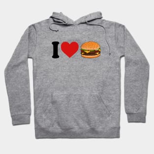 I Love Cheeseburger T Hoodie